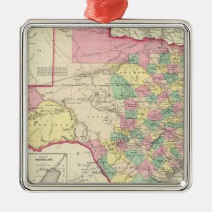 Texas 4 ornament aus metall