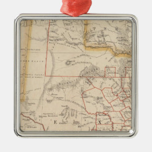 Texas 4 silbernes ornament