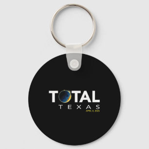 Texas 8. April Total Solar Eclipse 2024 Schlüsselanhänger
