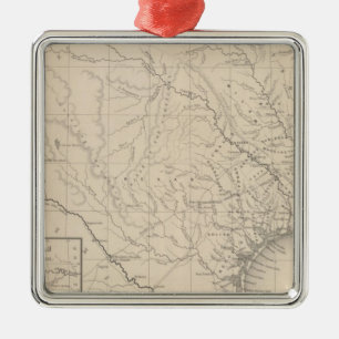 Texas 8 ornament aus metall
