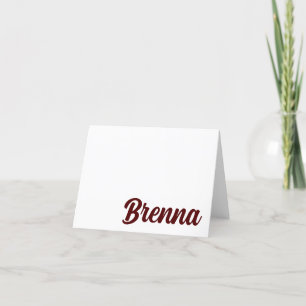 Texas A&M Aggies Gig'em! Personalisierte Karte