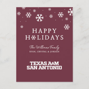Texas A&M San Antonio Feiertagspostkarte