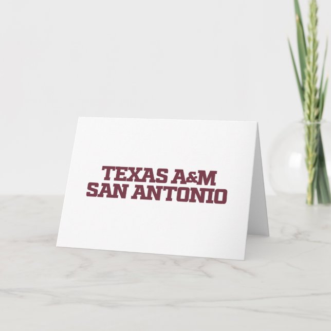 Texas A&M San Antonio Karte (Vorderseite)