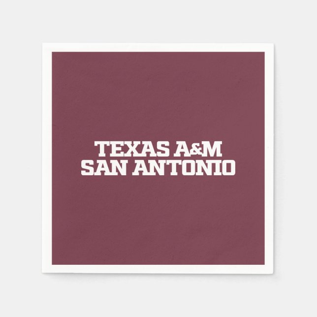 Texas A&M San Antonio Serviette (Vorderseite)