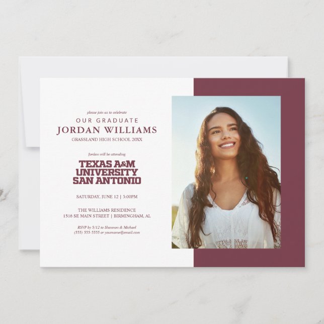 Texas A&M University - San Antonio Ankündigung (Vorderseite)