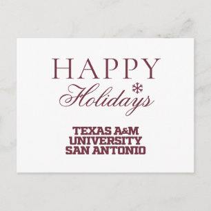 Texas A&M University - San Antonio Feiertagspostkarte