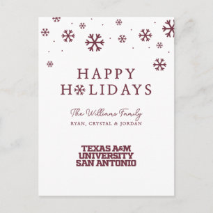 Texas A&M University - San Antonio Feiertagspostkarte