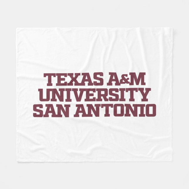 Texas A&M University - San Antonio Fleecedecke (Vorderseite (Horizontal))