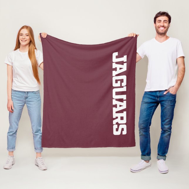 Texas A&M University - San Antonio Jaguars Fleecedecke (Beispiel)