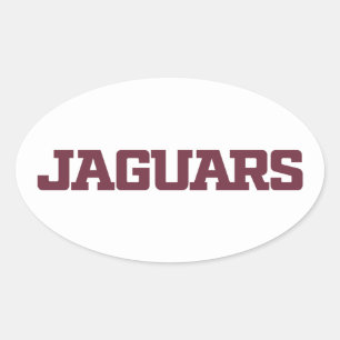 Texas A&M University - San Antonio Jaguars Ovaler Aufkleber