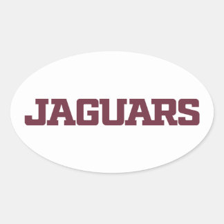 Texas A&M University - San Antonio Jaguars Ovaler Aufkleber