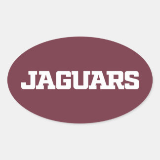 Texas A&M University - San Antonio Jaguars Ovaler Aufkleber