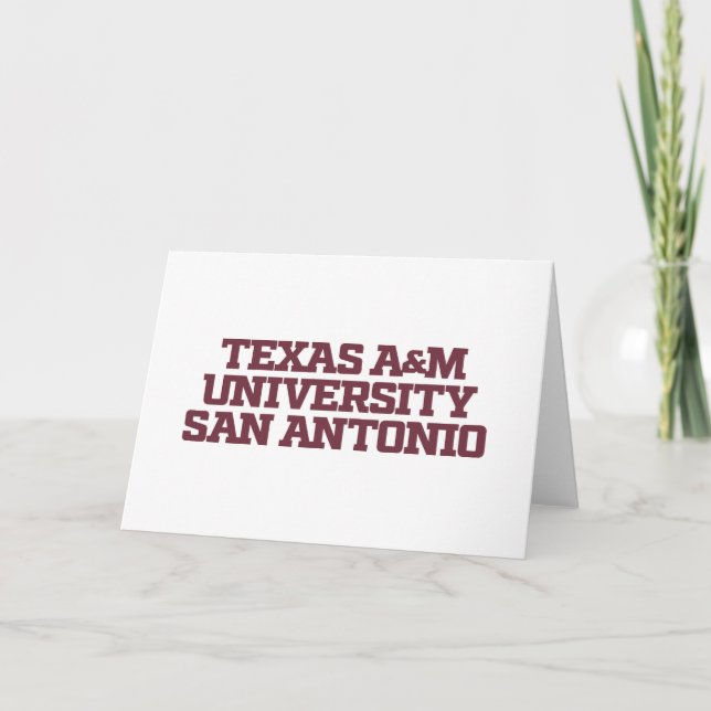 Texas A&M University - San Antonio Karte (Vorderseite)