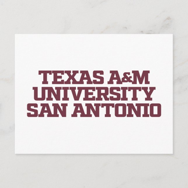 Texas A&M University - San Antonio Postkarte (Vorderseite)