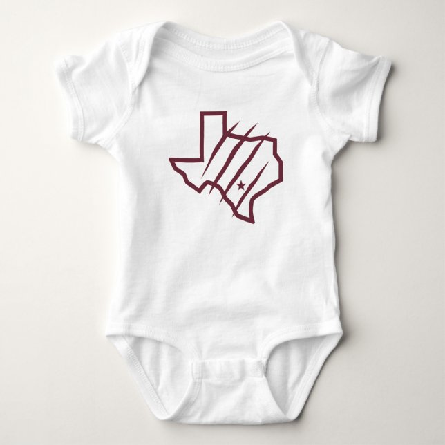 Texas A&M University - San Antonio | Staat-Logo 2 Baby Strampler (Vorderseite)