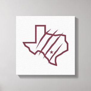 Texas A&M University - San Antonio   Staat-Logo Leinwanddruck