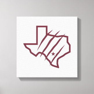 Texas A&M University - San Antonio | Staat-Logo Leinwanddruck