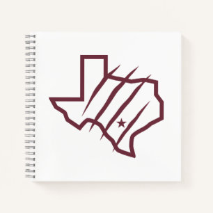 Texas A&M University - San Antonio   Staat-Logo Notizbuch