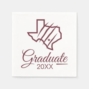 Texas A&M University - San Antonio Staat-Logo Serviette