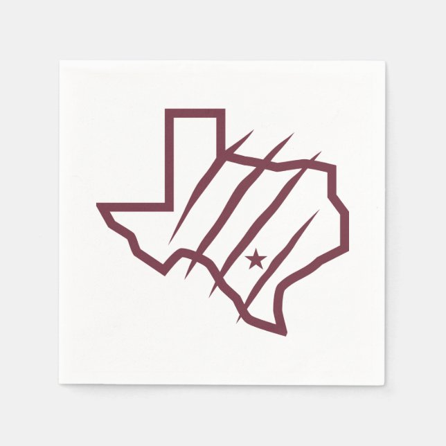 Texas A&M University - San Antonio | Staat-Logo Serviette (Vorderseite)