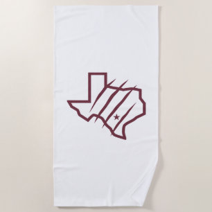 Texas A&M University - San Antonio Staat-Logo Strandtuch