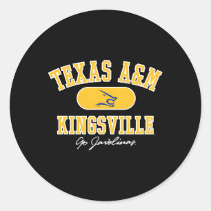 Texas Am Kingsville Javelinas Varsity Blue Runder Aufkleber