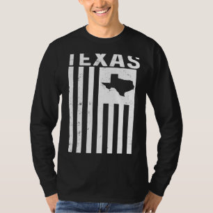 Texas American Flag erschüttert Texan Vintagen Tei T-Shirt