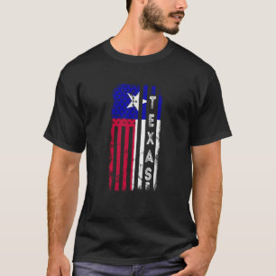 Texas American Flag Zuhause Staat der Texas Flag T-Shirt
