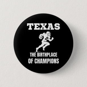 Texas American Football Champion Legends Spieler T Button