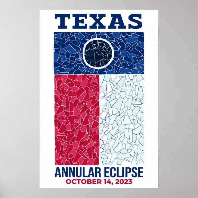 Texas Annular Eclipse Poster (Vorne)