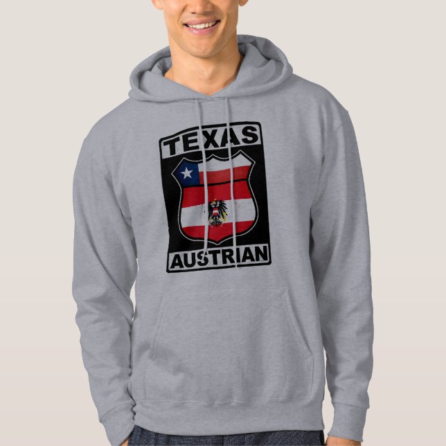 Texas Austrian American Hooded Hoodie (Vorderseite)
