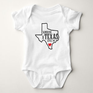 Texas Baby, Jemand in Texas Lieben Me Baby Strampler