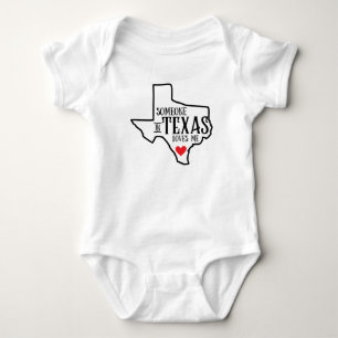 Texas Baby, jemand in Texas liebt mich Baby Strampler