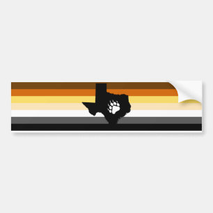 Texas-Bär Autoaufkleber