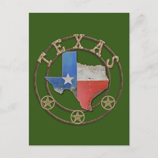 Texas Barn Art Postcard Postkarte (Vorderseite)