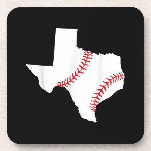 Texas Baseball Staat lustig Texas Baseball Getränkeuntersetzer