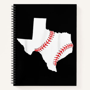 Texas Baseball Staat lustig Texas Baseball Notizbuch