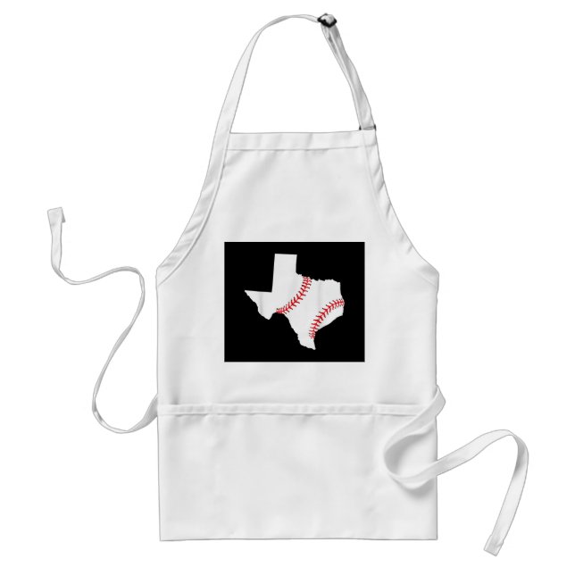 Texas Baseball Staat lustig Texas Baseball Schürze (Vorne)