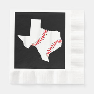 Texas Baseball Staat lustig Texas Baseball Serviette