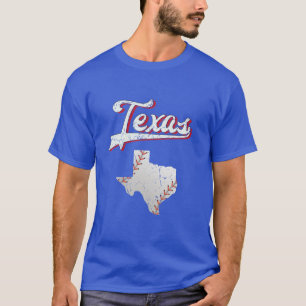 Texas Baseball T Game Day Vintag Ranger Distresse T-Shirt
