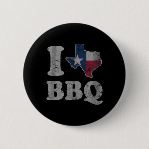 Texas Bbq Flag Texan Rbecue Männer Frauen Dad Grup Button