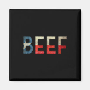 Texas Beef Das Herz des Barbecue Magnet