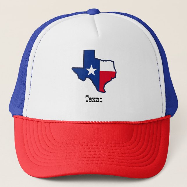 Texas benutzerdefinierbar truckerkappe (Vorderseite)