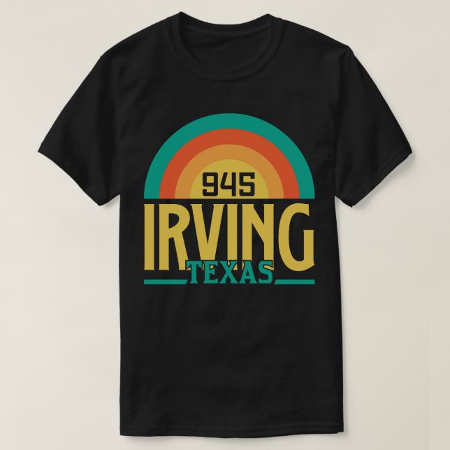 Texas-Bereich-Code 4 T-Shirt (Design vorne)