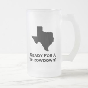 Texas bereit für einen Durchbruch Mattglas Bierglas