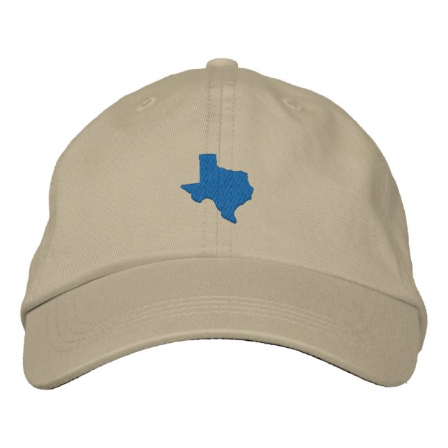 Texas Bestickte Baseballkappe (Vorderseite)