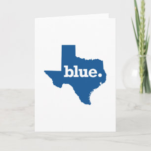 TEXAS BLAUE STAAT KARTE