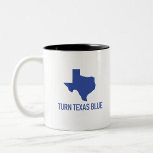 Texas Blue - Abgeordnete in Texas Zweifarbige Tasse