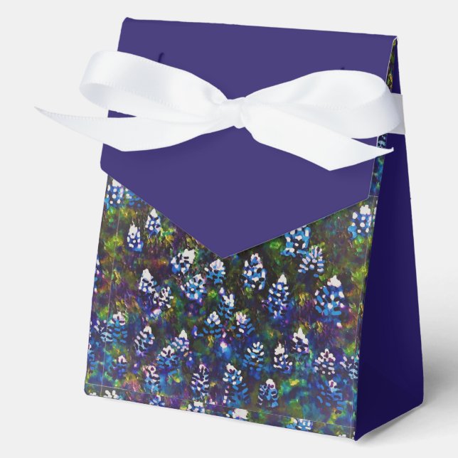 Texas Blue Bonnet Blitz Design Geschenkschachtel (Vorderseite)