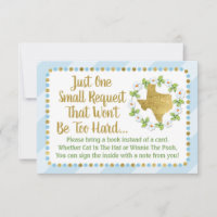 Texas Blue Gold Baby Dusche bringen eine Reserveka